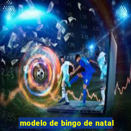 modelo de bingo de natal