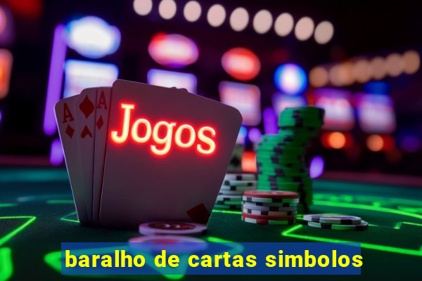 baralho de cartas simbolos