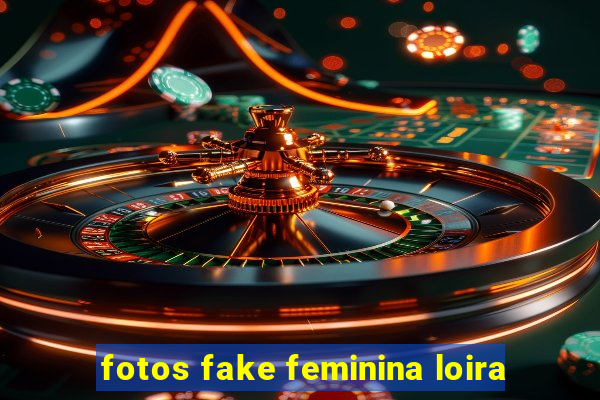 fotos fake feminina loira