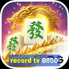 record tv 0800