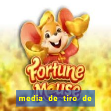 media de tiro de meta por jogo