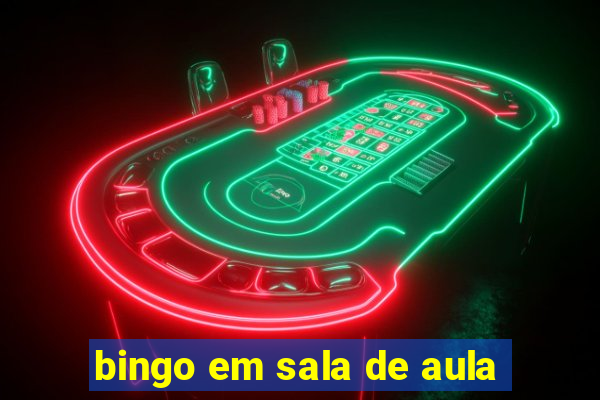 bingo em sala de aula