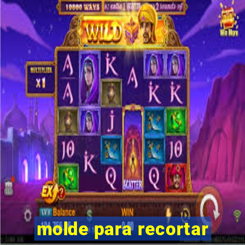 molde para recortar