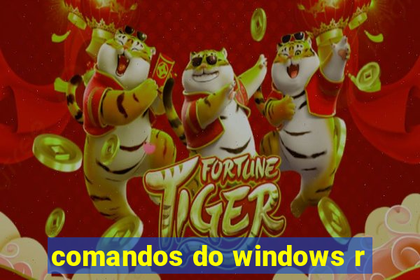 comandos do windows r