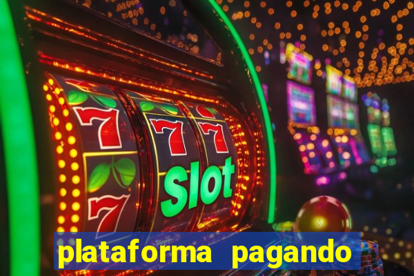 plataforma pagando no cadastro