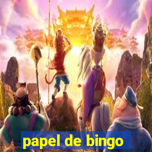 papel de bingo