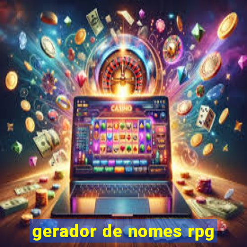 gerador de nomes rpg