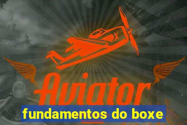 fundamentos do boxe