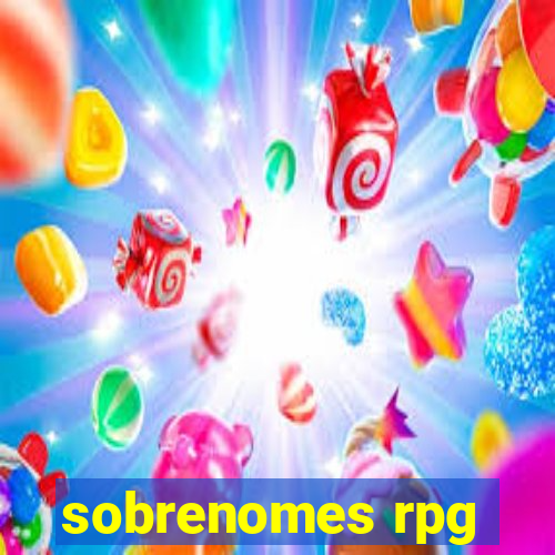 sobrenomes rpg