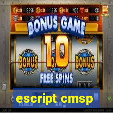 escript cmsp