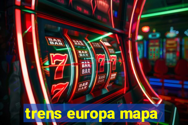 trens europa mapa