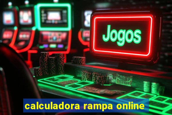 calculadora rampa online